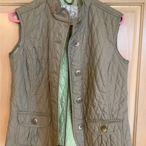 Van Heusen Olive Quilted Vest